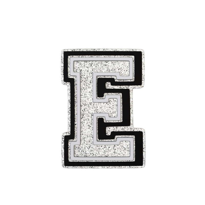 Silver Letter E
